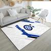 Inter Milan Personalized Name Floor Rug Office Rug Suitable for Decorate room Foyer Bedrooms Living Rooms Antislip Carpet Office home decor