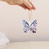 Красочные бабочки Акриловый кулон переливающийся 2D бабочка украшение подвесной орнамент для зеркала заднего вида автомобиля Декор для окна дома