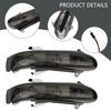 2Pcs Side Mirror Turn Light For Mercedes For Benz W220 S320 LED Side Mirror Signal Lights Front Left & Right Car Accessories