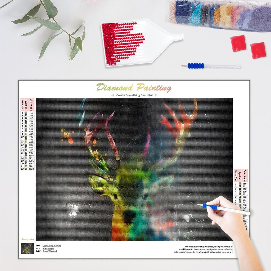 5D DIY алмазная живопись животное олень мозаика вышивка картина из стразов настенные картины 30x40 см/12x16 дюймов