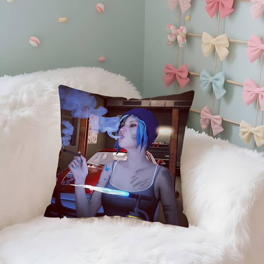 Cool Game LLife Is Strange Pillow Case Throw Pillow Cover Nordic Vintage Style Cushion Covers Home Living Room Sofa Couch Seat