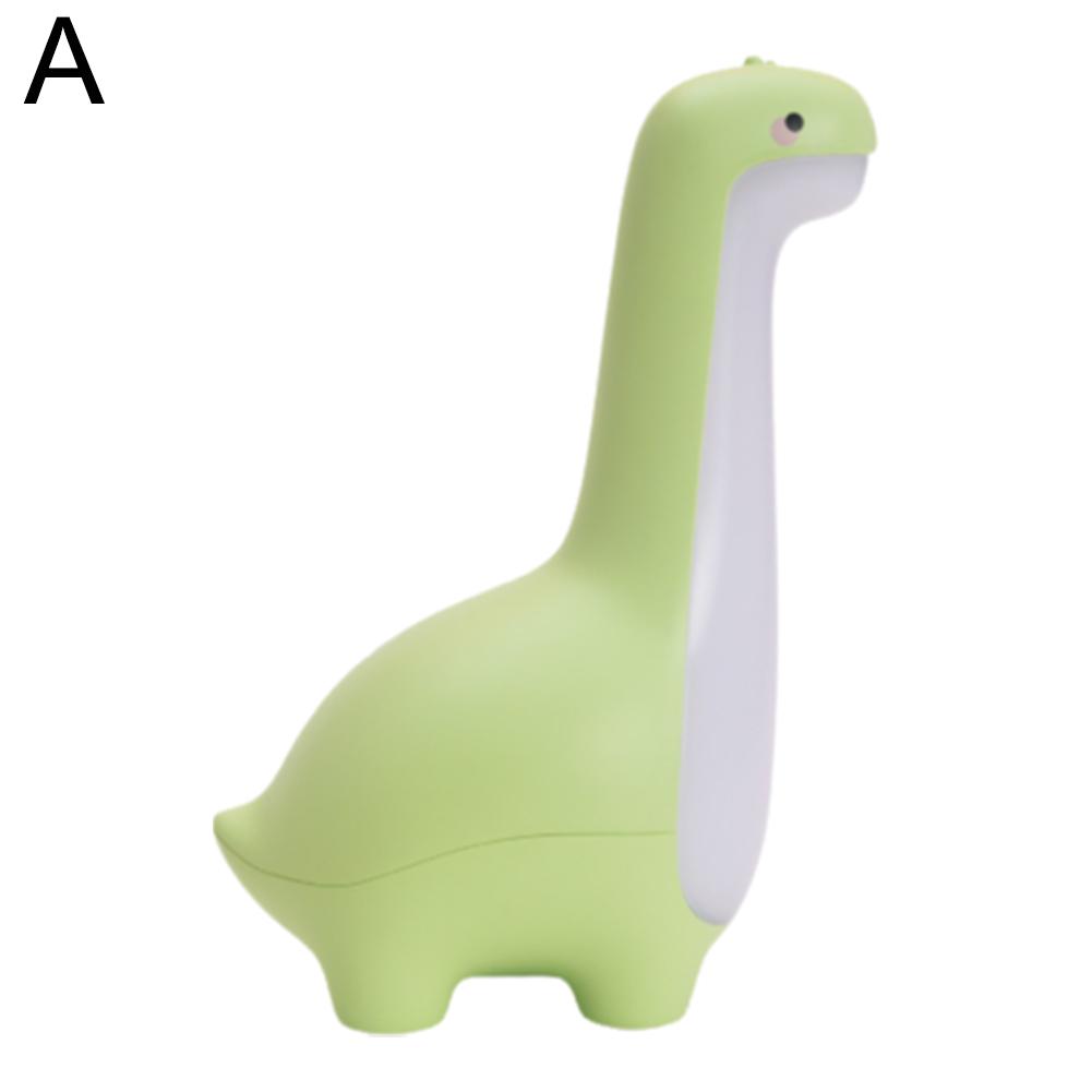 Ночной светильник с динозавром, милый детский ночник, защита глаз, прикроватная лампа с таймером, зарядка через USB, украшение для комнаты, детский подарок