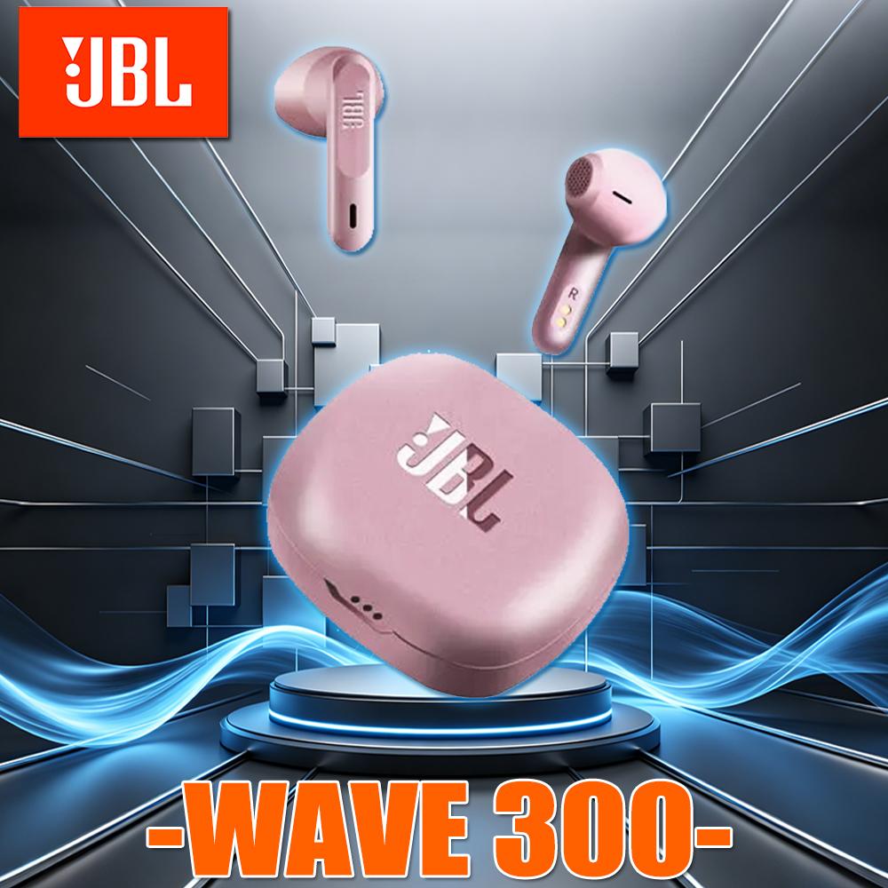 JBL Беспроводные Bluetooth-наушники WAVE 300TWS, Водонепроницаемые спортивные наушники с сабвуфером, Высококачественные внутриканальные наушники для музыки