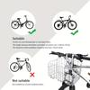 Bicycle Basket Large Capacity Foldable Adjustable Hanging Basket Storage Basket Front and Rear Hanging Basket