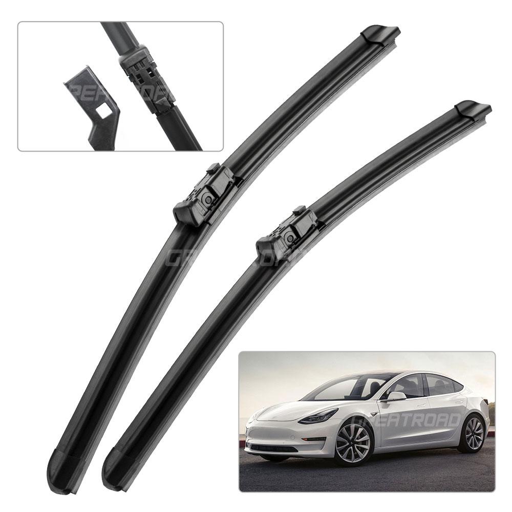 Для Tesla Model S 2012-2025 2017 2018 2019 2020 2025 2025 Дворники Передние Щетки Стеклоочистителя Лобовое Стекло Окно Щетка 28"+17"