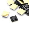 100 Pcs Self Adhesive Cable Tie Mount Base Holder 20 X 20 X 6Mm