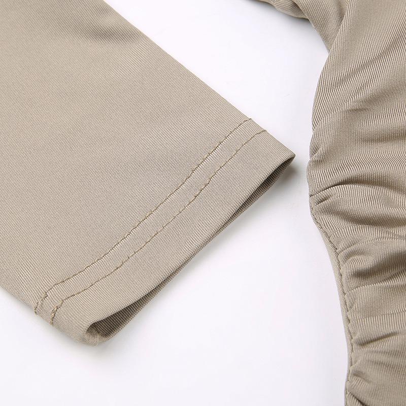 Футболка с капюшоном, женская, облегающая, с длинными рукавами, короткий топ