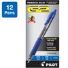Ручка-роллер Pilot G2 Gel Blue Dozen, выдвижная, заправляемая, чернила, толщина 0,7 мм, (пункт)