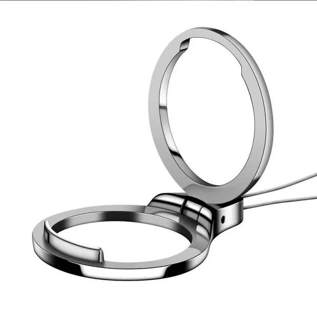 Предложение для новичков: Многофункциональное металлическое кольцо-шнурок для мобильного телефона с подставкой, универсальный короткий шнурок