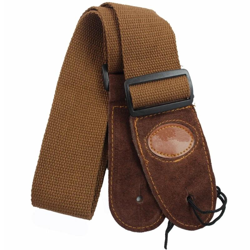 1 шт. гитарный ремень регулируемый ремень из чистого хлопка для акустической электрической бас-гитары музыкальные аксессуары дополнительные медиаторы