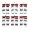 6Pairs Eye Liner Decal Reusable Tearable Plastic Ladies Girls Eyeliner Sticker for Stage