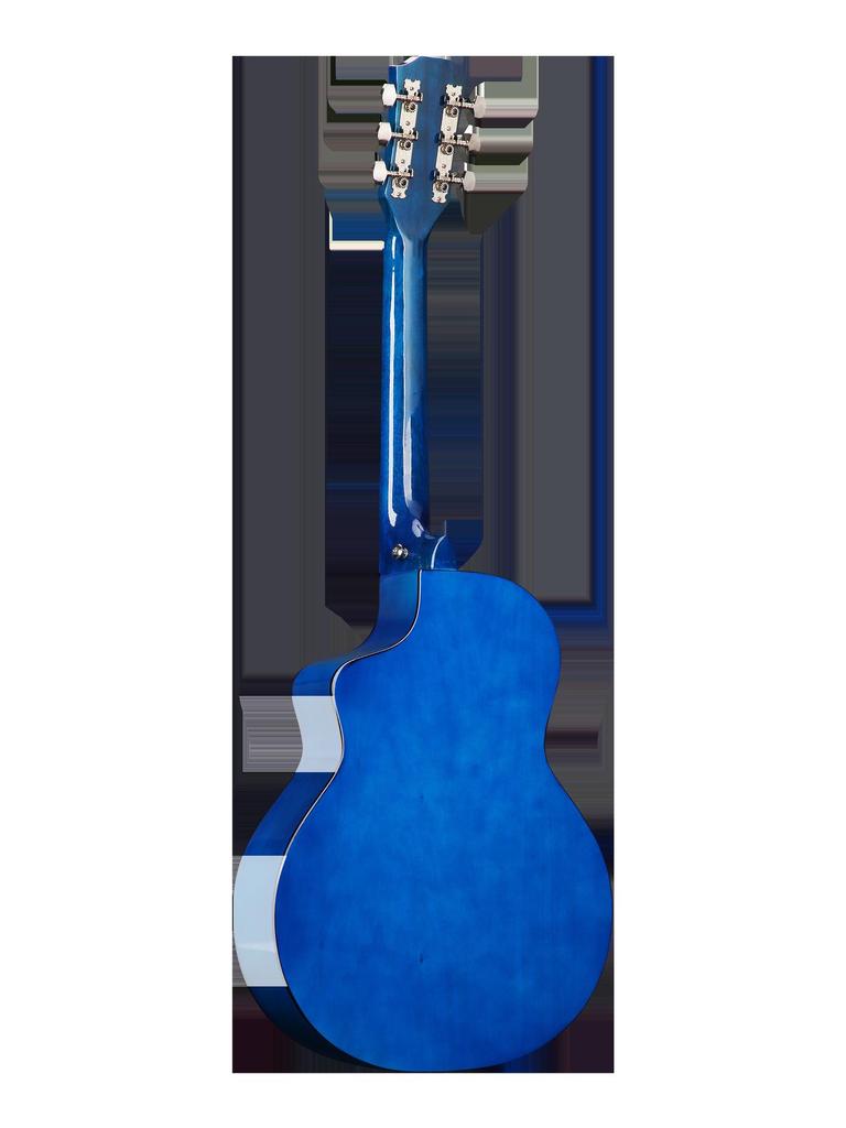 38-дюймовая градиентная липовая фолк-гитара - Инструмент для практики начинающих