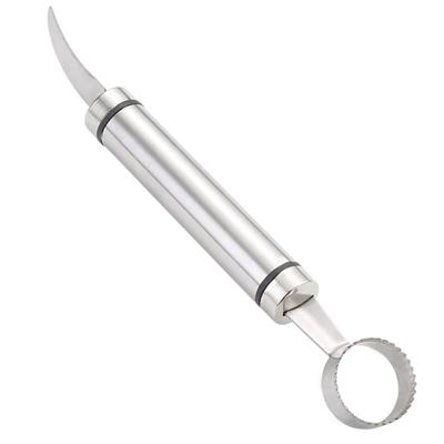 Практичные прочные кухонные гаджеты, изогнутое лезвие, острый край, овощечистка для цитрусовых, кухонная овощечистка для фруктов