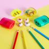 4 Pcs Multi-Color Handheld Sharpener 2-Hole Design Pencil Sharpeners Dual Holes Sharpener  Student