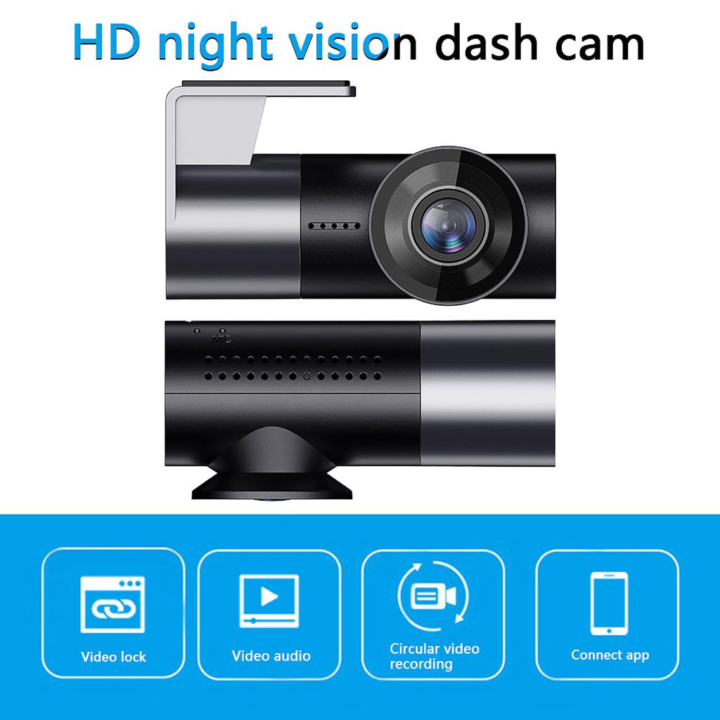 HD 1080P Car Driving Recorder Car Video Recorder Dash Cam Dual Lens DVR Camera Dashcam G-Sensor Night Vision Parking Monitor