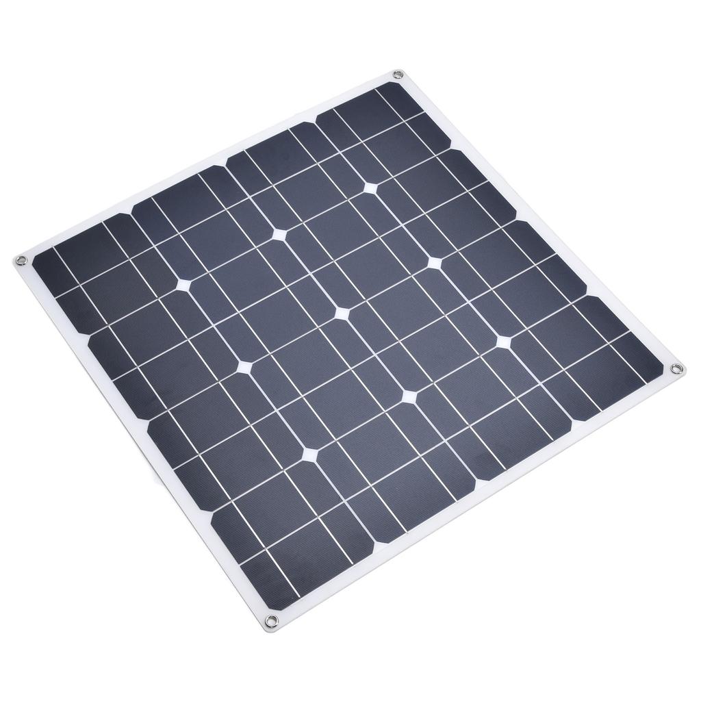 Solar Panel 60W 5V Dual Output Portable Waterproof Flexible Monocrystalline Solar Panel Charger