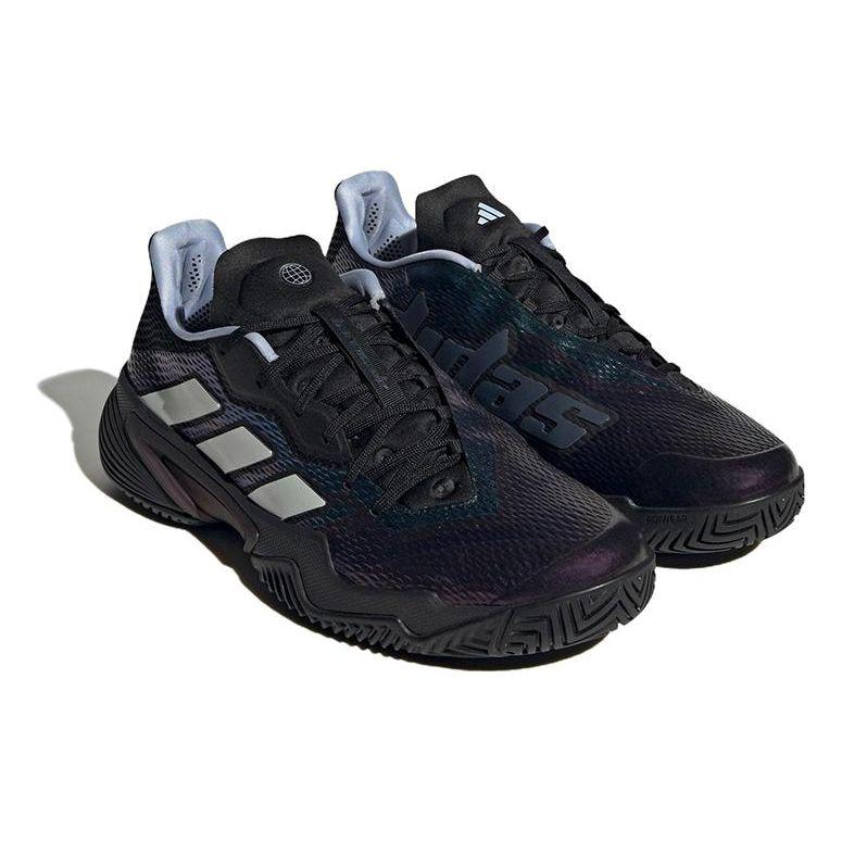 Adidas Barricade Black Oil Spill Men Sneakers Core-Black Cloud-White Blue-Dawn HQ8415