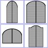 Arched Mosquito Net Window Screen Curved Round Zipper anti-mosquito Customized Black white Fly Insect Mesh Invisible Fiberglass