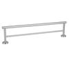 Stainless Steel Brushed Double Towel Bars Wall Mounted Towel Rack Organizer for Bathroom