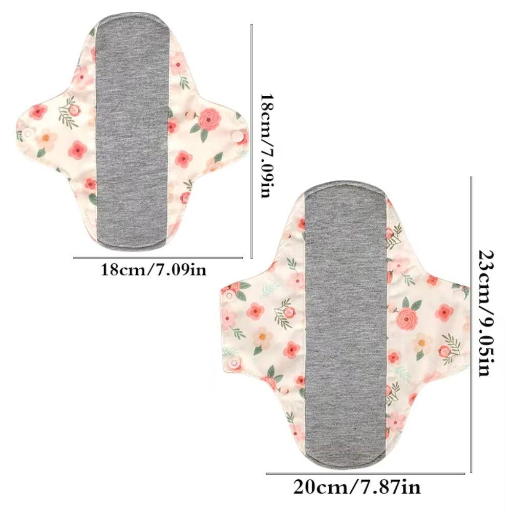 Graphene Washable Sanitary Napkins Leak Proof Menstrual Cloth Pads Breathable Panty Liner  Night