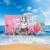 Cute Llama Alpaca Pattern Beach Towel Cartoon Animal Bath Towel for Sport Camping Yoga Surf Microfiber Quick Dry Swimming Cover