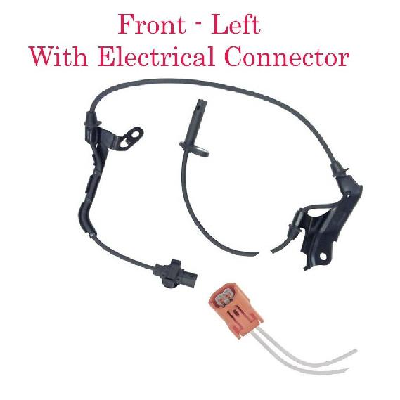 ABS Wheel Speed Sensor & Connector Front Left Fits Acura MDX ZDX Honda Pilot