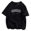 Unisex Brooklyn Letter Print T Shirt Girl Graphic Harajuku 2023 Streewear Clothes Causal Unisex Y2K Tops Tee