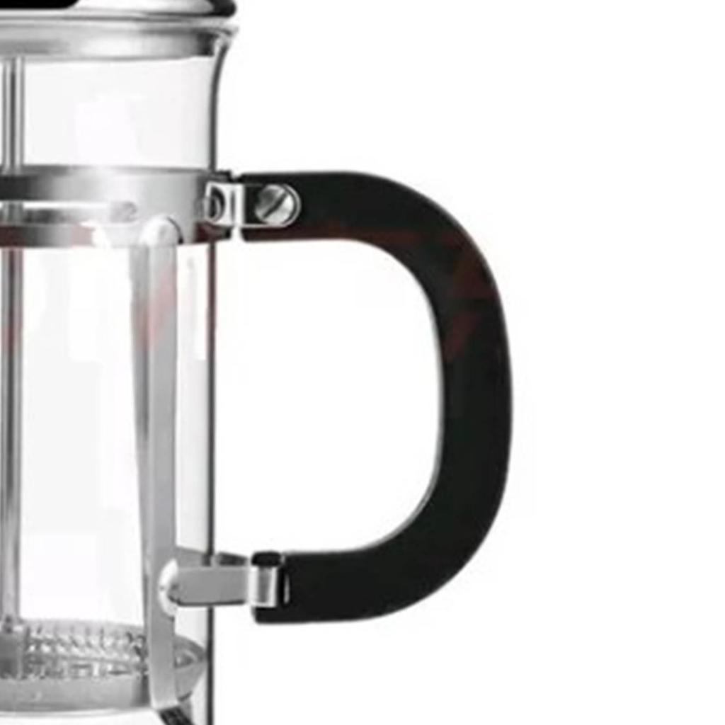 Стеклянный пресс-горшок 600 мл Прозрачный фильтр из нержавеющей стали Термостойкий Пресс для быстрого приготовления кофе