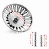 Stainless Steel Sink Strainer Basket Thickening Design Rubber Stopper Sink Strainer Silver Drain Strainer Restaurant