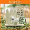 Small Resin Dog Fence Ornament For Garden Decoration And Event Gift Applications