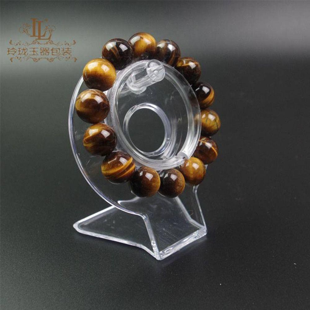 Acrylic Fashion Clear Bracelet Holder Bangle Organizer Jewelry Display Plate Jewelry Display Rack