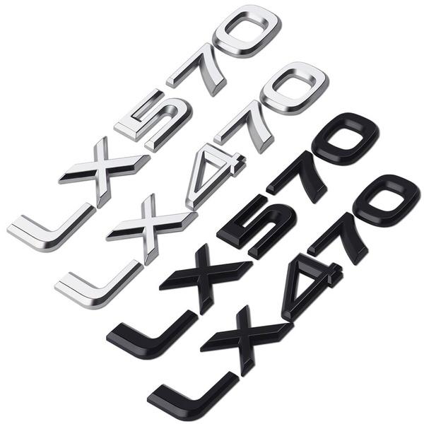 Black edition S LX470 LX570 Автомобильная наклейка для LX задняя дверь багажника значок эмблема буквы наклейки отделка замена аксессуаров