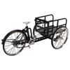 DIY Toy Tricycle Model Simulated Appearance Tricycle Ornament Wear Resistant Alloy Toy Tricycle