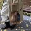 Популярные контрастные маленькие сумки, женские новые осенне-зимние универсальные сумки-мессенджеры, модные портативные сумки-ведра