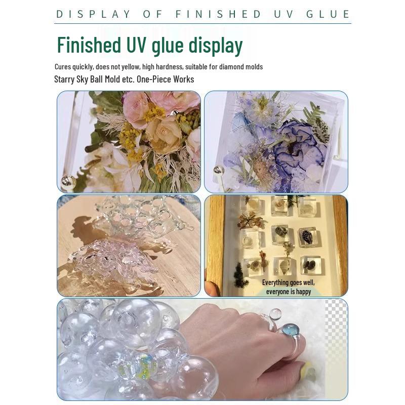 3018 Быстросохнущий прозрачный УФ-клей для металла и акрила - Водостойкий клей