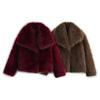 2024 Fall/Winter Trendy Short Faux Fur Coat for Women - Style 9219