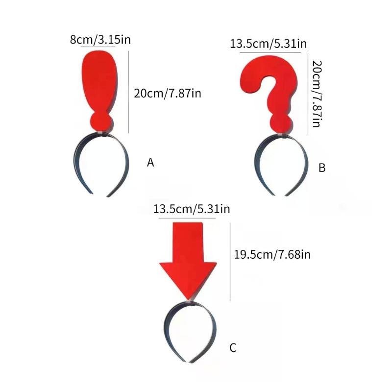 Funny Hairbands for Photo Studio Eye-catching Showy Photo Props for Live Show Stage Party Wear Headpiece