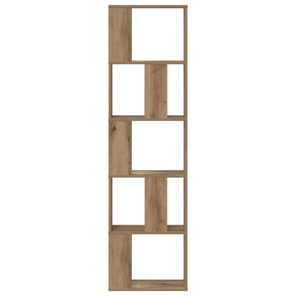 Vidaxl 5-Poziomowy Regał, Dąb Artisian 45X23,5X162,5 Cm