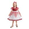 Kids Girls Christmas Santa Tutu Dress Pageant Ball Gown Formal Xmas Party Dress