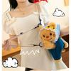Denim Bear Butter Overalls Plush Backpack Cute Teddy Bear Going Out Bag Shoulder