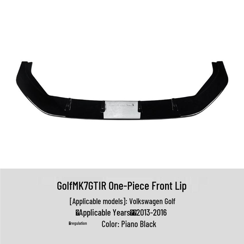 Compatible Front Lip Spoiler for VW Golf MK7 GTI/R (2013-2016)