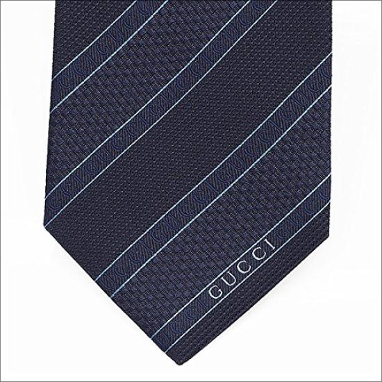 Gucci Фирменный галстук Подарочный галстук с и Сумкой для переноски A30 для и Подарочный набор Лента, Футляр, (REDROSE Оригинал) Темно-синий/Сине-серый (Идеальные подарки, Дни рождения,
