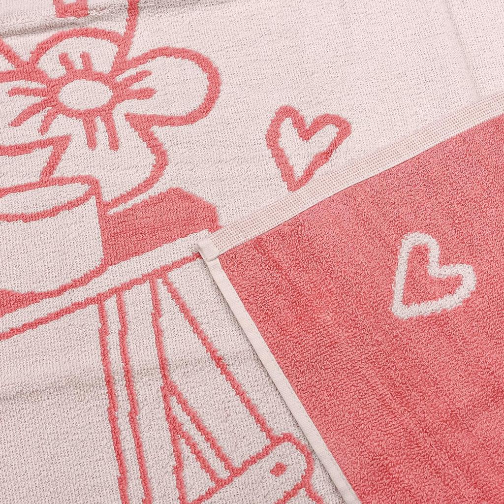 Arabia Bath 70cm X Moomin Scandinavian Finland Towel, 140cm, Love, Pink, 1072617, Style, [Product]