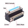 DB-008-DN DB-25PIN 25-контактный угловой 90-градусный разъем DSUB с наружной резьбой и внутренней гайкой