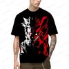 Y2k Clothes Men's T-shirt Harajuku Style Cosplay Naruto Oversized Gift High Quality Clothing New Shirts Children's Trend