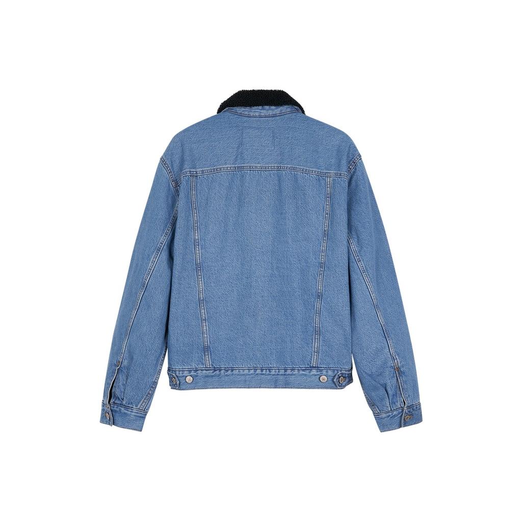 Calvin Klein Винтажная джинсовая куртка с американским воротником Мужская куртка 4RD783G