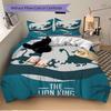3pcs set Lion King1pc of quilt cover+2pcs of pillowcase, no core, print bedding, All Seasons Bedroom Setting023