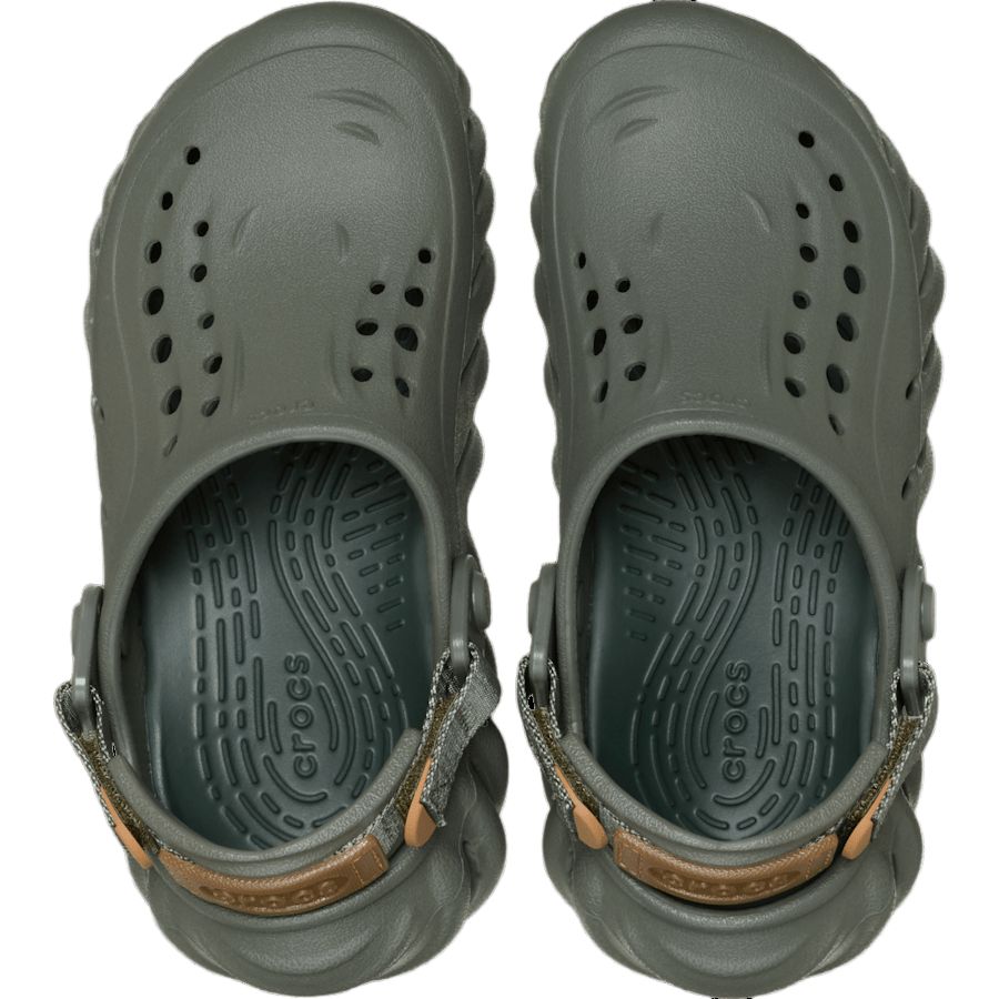 Crocs Эко-сабо на резинке Удобные сабо Детские сабо Зеленые 212541-3J5