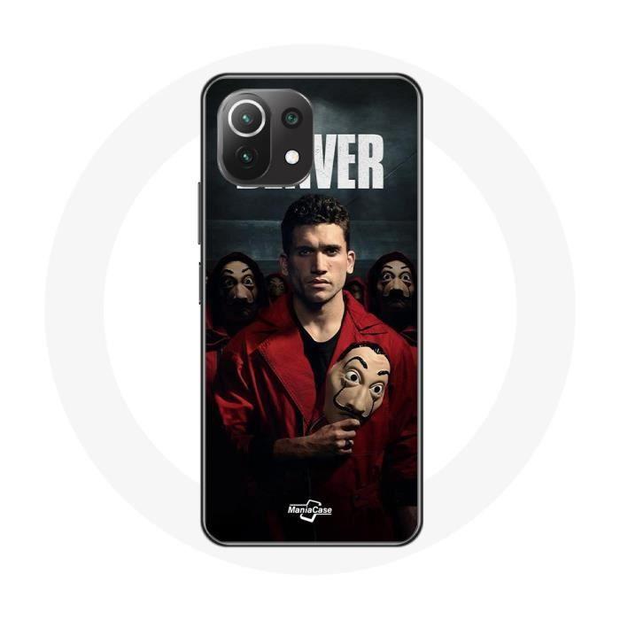 Coque pour Xiaomi Mi 11 Lite - MANIACASE - La casa de papel Denver - Souple - Noir - Mixte