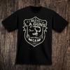 LA GUNS Группа Голливуд Калифорния Хлопок Черный Все Размеры Мужчины Женщины Рубашка Унисекс Футболка